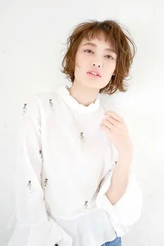 ショート カラー 髪質改善美容師 中村　一のヘアスタイル