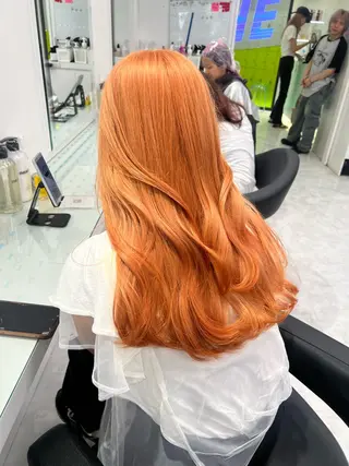 カラー ブリーチなし透明感 💗RYOTAのヘアスタイル