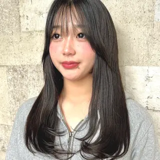 ロング カラー 🍒中川葵久美🍒 レイヤー/メンズのヘアスタイル