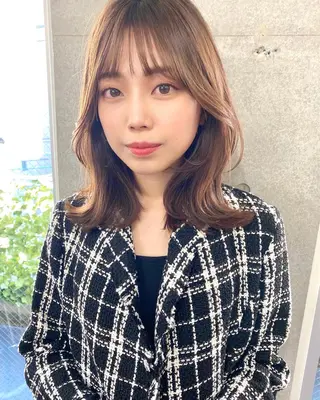 ミディアム カラー 似合わせレイヤー 🇰🇷荒木洋文のヘアスタイル