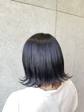 ミディアム カラー 🌿赤み消し/ 艶カラー落合 優🌿のヘアスタイル