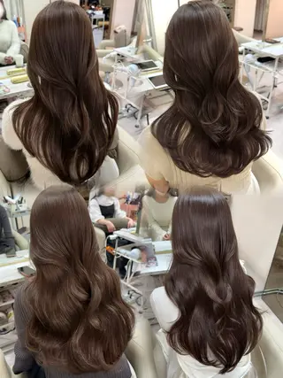 ロング カラー ♡韓国/レイヤー カット/Ayana♡のヘアスタイル