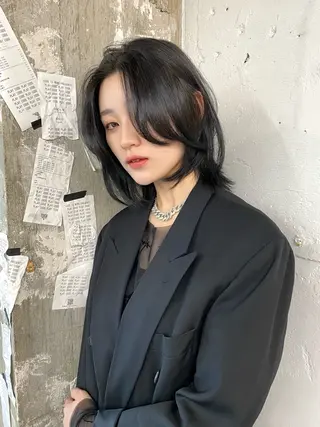 ミディアム 平沼 祐哉/パーマのヘアスタイル