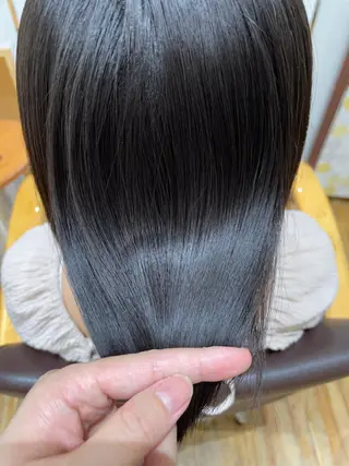 ミディアム カラー FELICE of hair 田口千尋のヘアスタイル