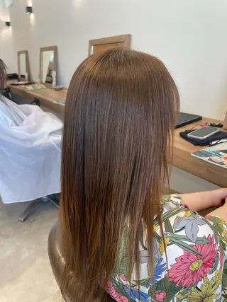 ロング パーマ やまこし 美裕樹のヘアスタイル