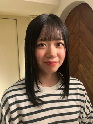 セミロング カラー ⌇🌹透明感カラー 🌹ᴍᴇɢᴜᴍɪ ⌇のヘアスタイル