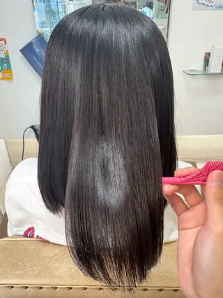 セミロング 栗田 優月のヘアスタイル