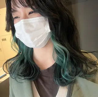 ミディアム カラー ブリーチ👩🦳/ ✂︎MANAMIのヘアスタイル