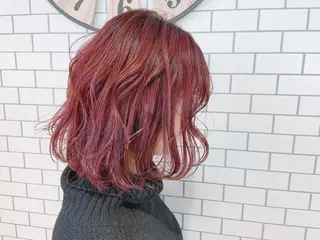 ミディアム カラー ヘアアレンジ 韓国hair🦋 Nanaのヘアスタイル