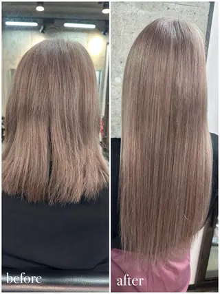 ロング エクステ🌟カラー 🌟エリア最安値🌟のヘアスタイル