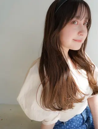 セミロング potato nanacoのヘアスタイル