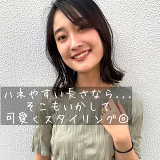 ショート カラー ヘアアレンジ 🌻あいり merci.🌻のヘアスタイル