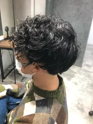 パーマ メンズ Noyヨシモト ヒロトのヘアスタイル