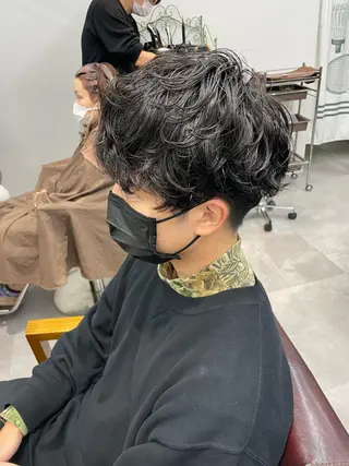 ショート パーマ ヘアアレンジ メンズ 🔥メンズ特化🔥 木村 祐太のヘアスタイル