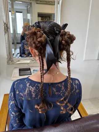 ロング Maho/海外 レイヤー/ハッシュのヘアスタイル