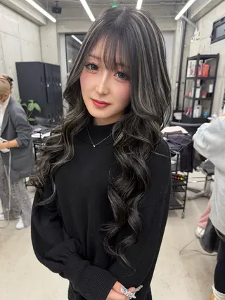 ロング 福田 彩心のヘアスタイル