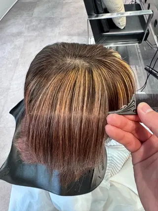 ロング パーマ 北村 岳久翔のヘアスタイル