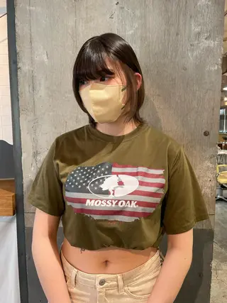 ミディアム カラー 海外レイヤー /NAGISAのヘアスタイル