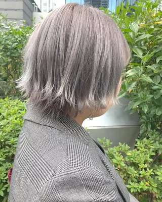ショート カラー 🧡色落ちまで2度綺 麗なカラー🧡ヨシキのヘアスタイル