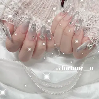 ネイル 💜5/4空✩.* Yuuna💜のネイルデザイン