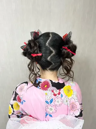 ロング ヘアアレンジ ヘアセット専門店 Rのヘアスタイル