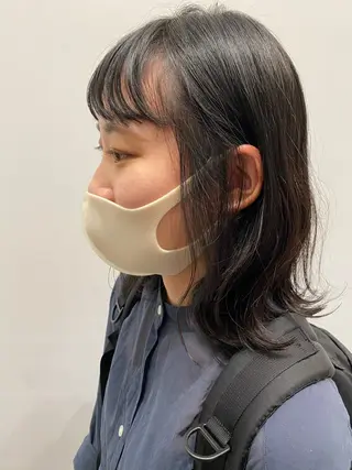 ミディアム 壁谷  加保理のヘアスタイル