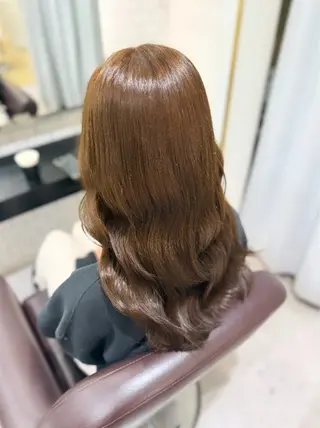 セミロング 🇰🇷韓国風艶髪 /AZUSA🤍のヘアスタイル