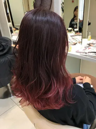 ロング カラー 🌈ぷる艶カラー🌈 髪質改善👑柳沼尚貴のヘアスタイル