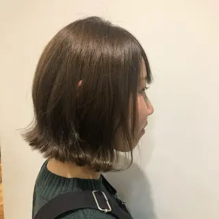 ショート カラー 🌷レイヤー縮毛/ 艶カラー/ami🌷のヘアスタイル