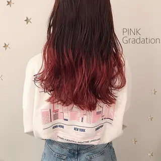 ロング カラー 市川 千夏のヘアスタイル