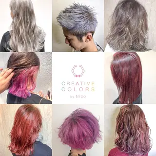 カラー 似合わせ/ブリーチ カラー.岡田友仁のヘアスタイル