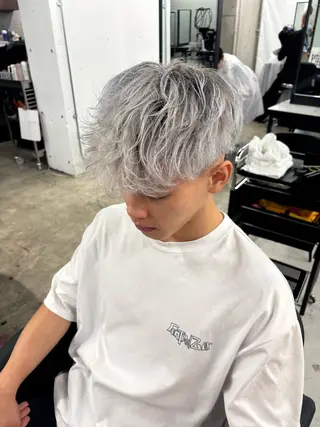 カラー メンズ 福岡美容室【pia】 タイヘイのヘアスタイル