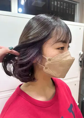 ミディアム カラー 村田梨乃/ minim hairのヘアスタイル
