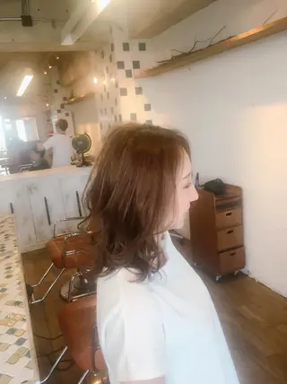 ミディアム 石井辰功也 フリーランス美容師のヘアスタイル