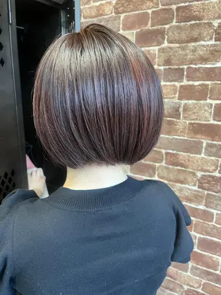 ミディアム カラー パーマ ヘアアレンジ メンズ キッズ ネイル マツエク・マツパ アイブロウ 久木原 ゆりのヘアスタイル