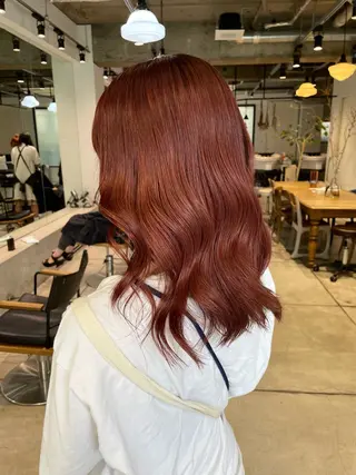 セミロング カラー ユウナ🎀レイヤー/ 暖色カラーのヘアスタイル