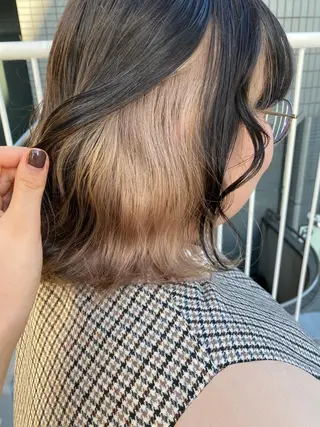 ミディアム カラー レイヤー特化🪽 yuka【高円寺】のヘアスタイル