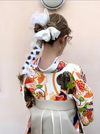 ロング ヘアアレンジ yui .のヘアスタイル
