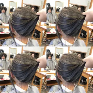 セミロング カラー ヘアアレンジ 🌼圧倒的な口コミ数 BRAVE柏東口のヘアスタイル