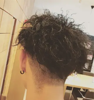 パーマ メンズ RICHAIR　山﨑 直也のヘアスタイル
