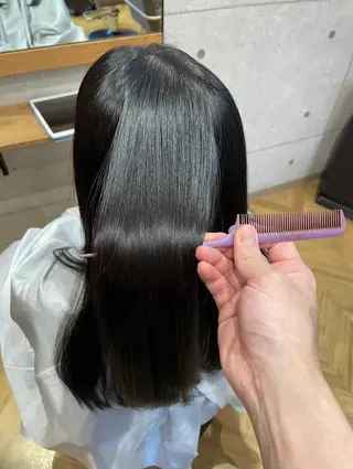 ロング 根岸 進のヘアスタイル