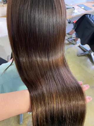 ロング カラー 和歌山髪質改善 那須優太のヘアスタイル