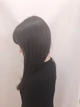 ロング 🍀失敗しない 縮毛矯正熊谷竜馬🍀のヘアスタイル