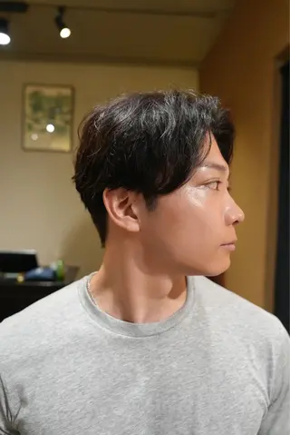 メンズ メンズパーマ いしだ りょうのヘアスタイル