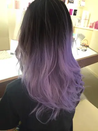 セミロング カラー Lyrae~リラエ~所属・上原 聡良(akira)のヘアスタイル