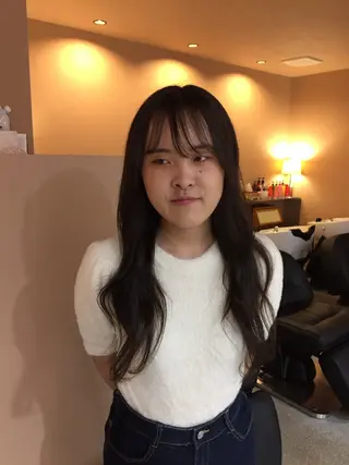 カラー YOKE 桃山台 SAKI♩ ܸのヘアスタイル