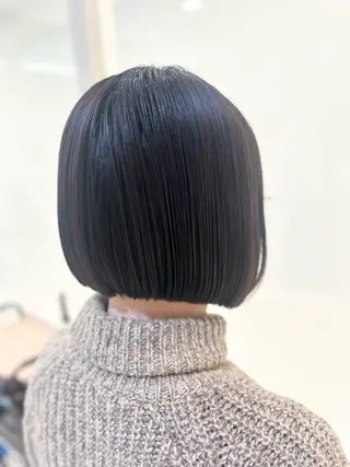 ショート 縮毛矯正/髪質改善/ 艶髪ササキナツミのヘアスタイル
