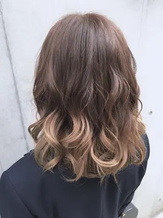 ミディアム カラー ✨髪質改善縮毛矯正✨ 宇田川修平のヘアスタイル