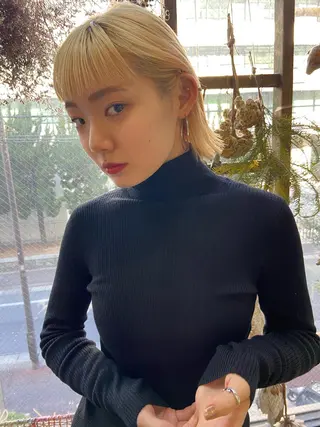 ショート カラー 松尾太樹 【pia】福岡美容室のヘアスタイル