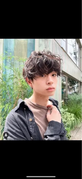 メンズ まえの みほのヘアスタイル